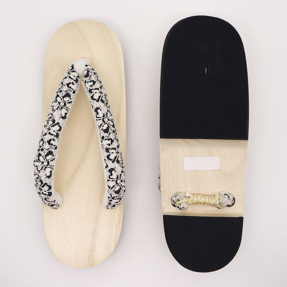 桐下駄(レース/更紗)