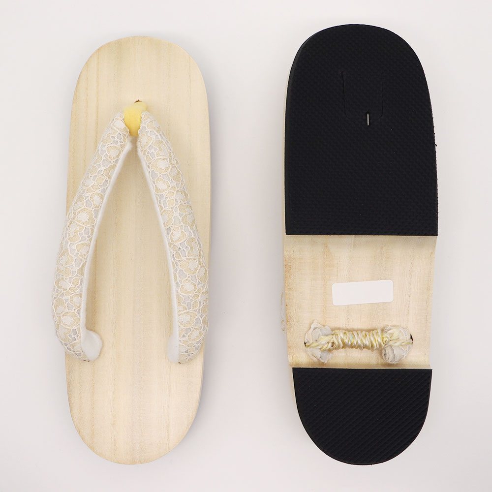 桐下駄(レース/更紗)