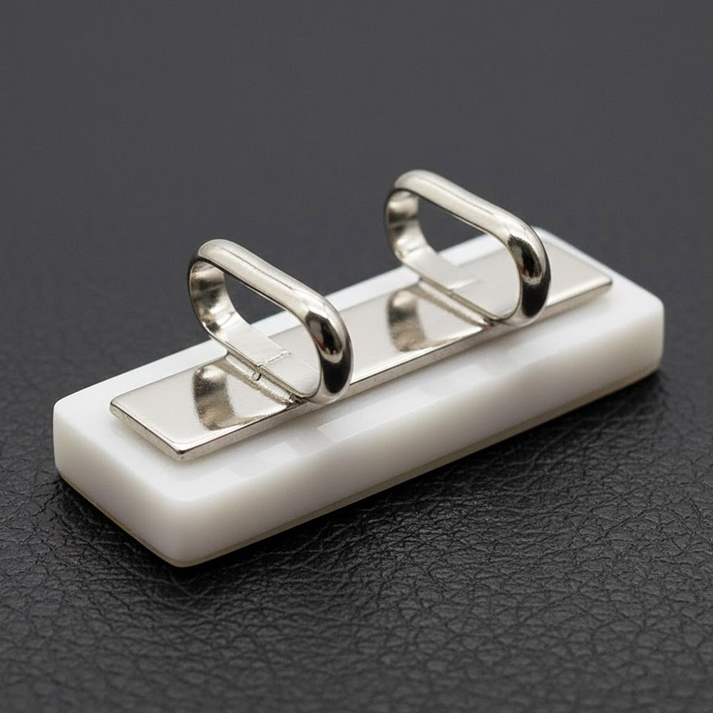 貝帯留(スクエア)【リオン工芸】