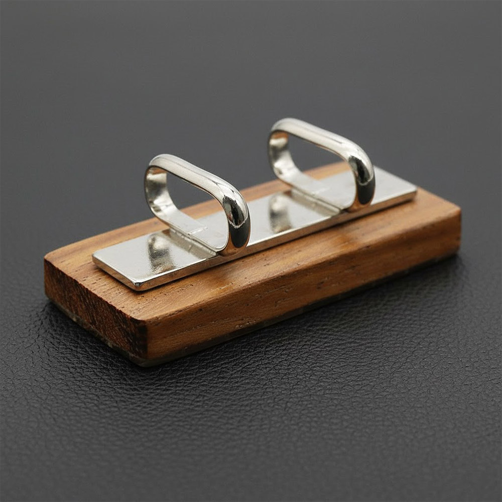 貝帯留(スクエア)【リオン工芸】