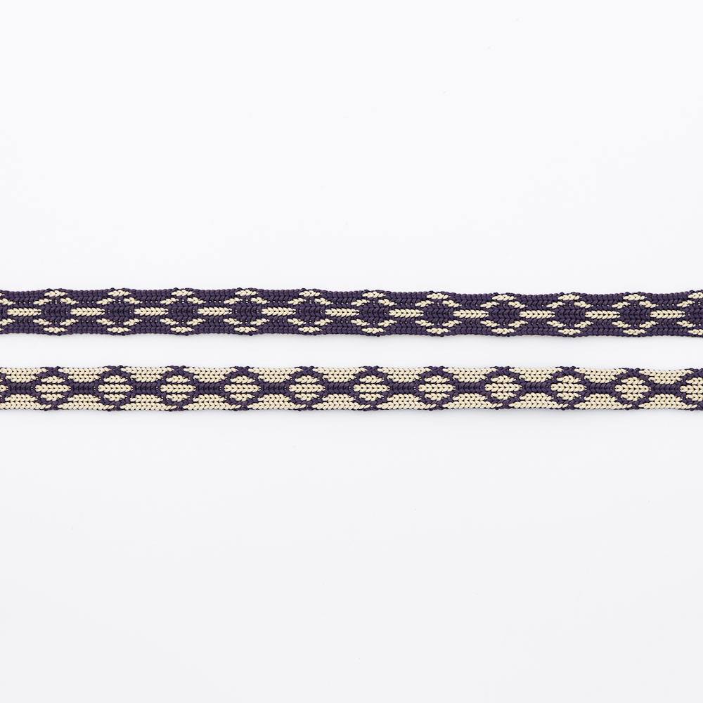 昼夜綾竹組み四分紐帯締(亀甲)【渡敬】