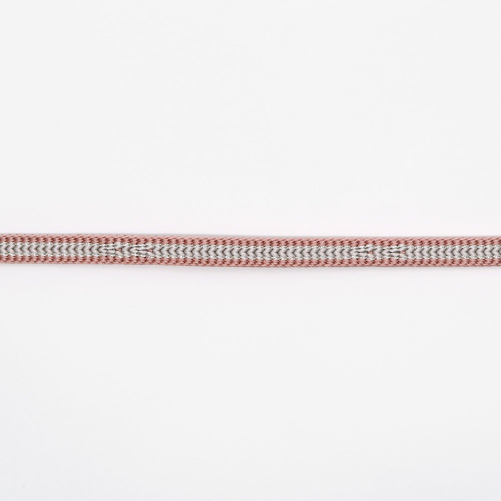 変わり平源氏組み撚り房帯締(小花)『花やわらぎ』