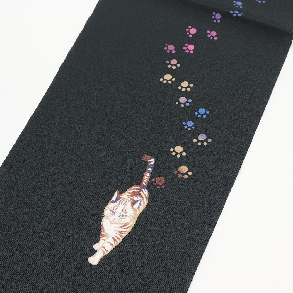 シルジェリー半衿 (猫の手紙)『hitoshio』【ブンラク】