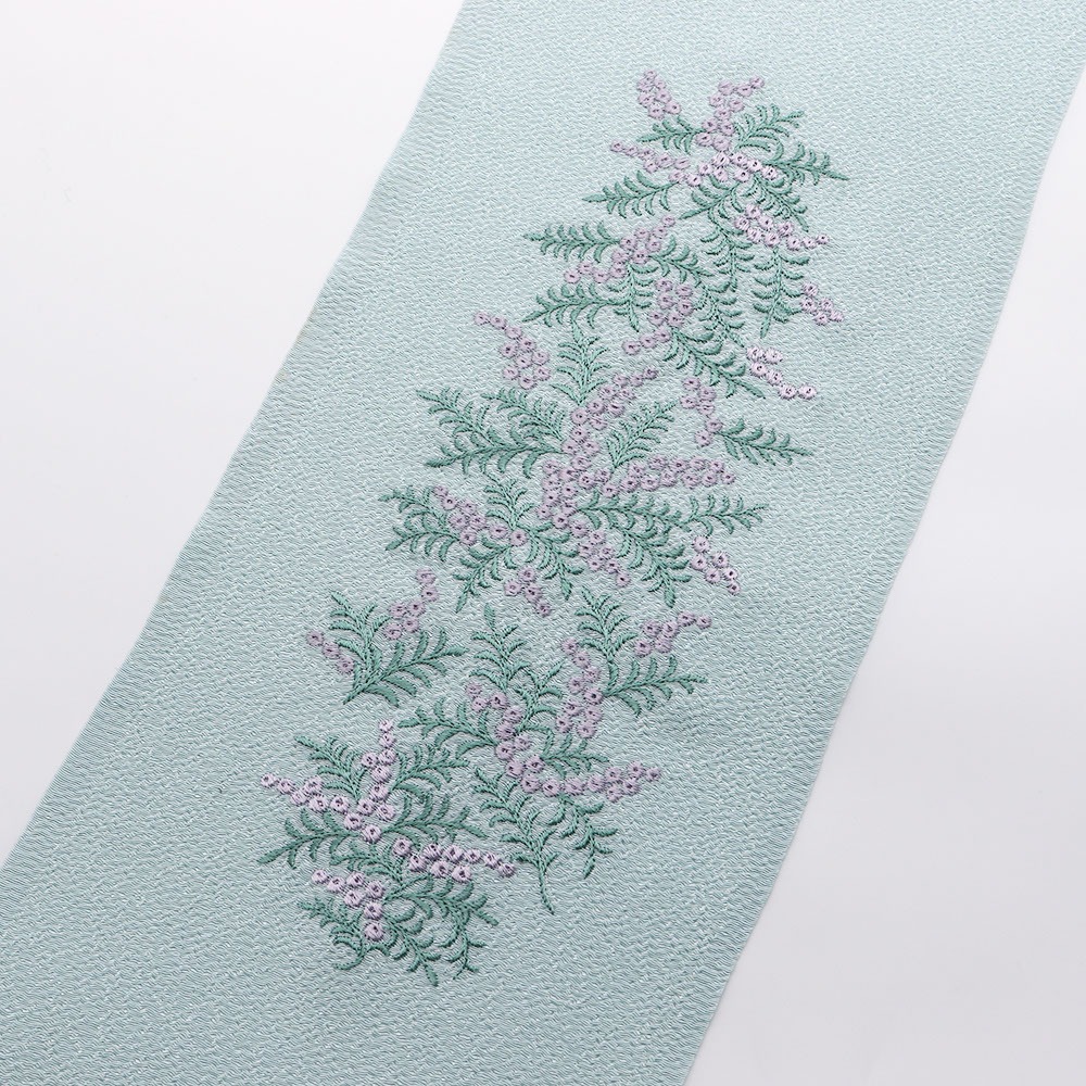 刺繍半衿(ミモザ)【いち利モールオリジナル】