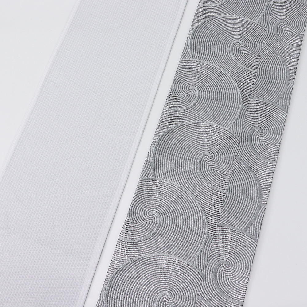 仕立て上がり半巾帯(渦美)【美術サロン】