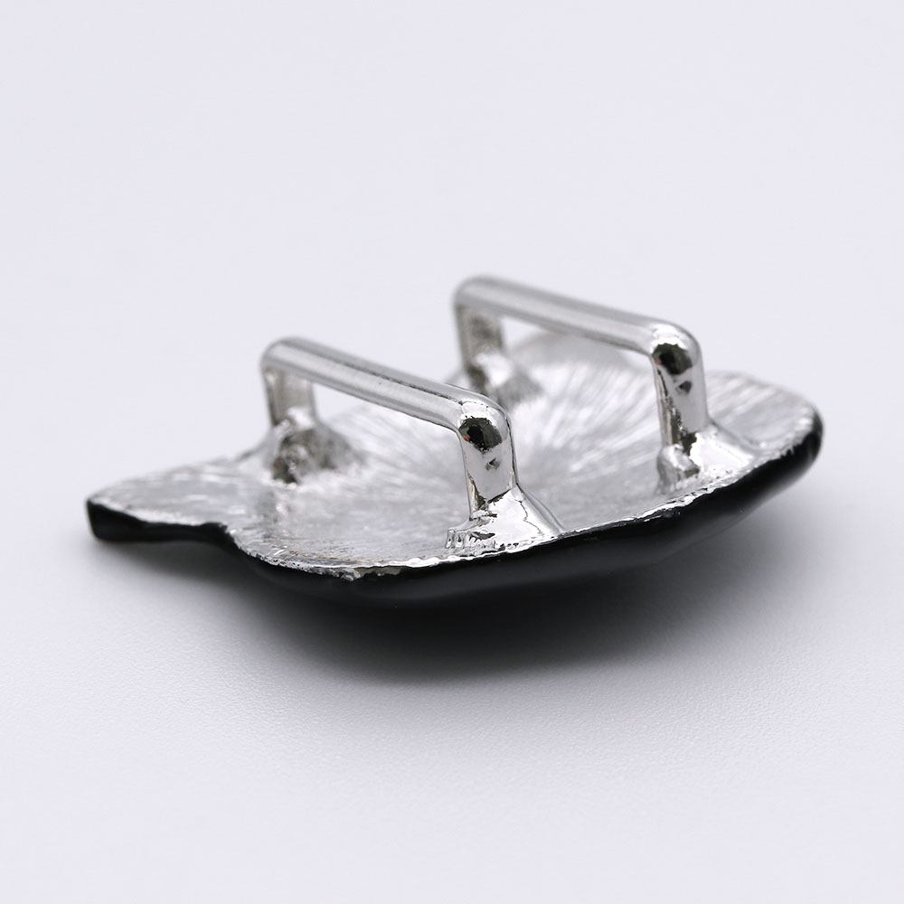 真鍮帯留(ネコの顔)