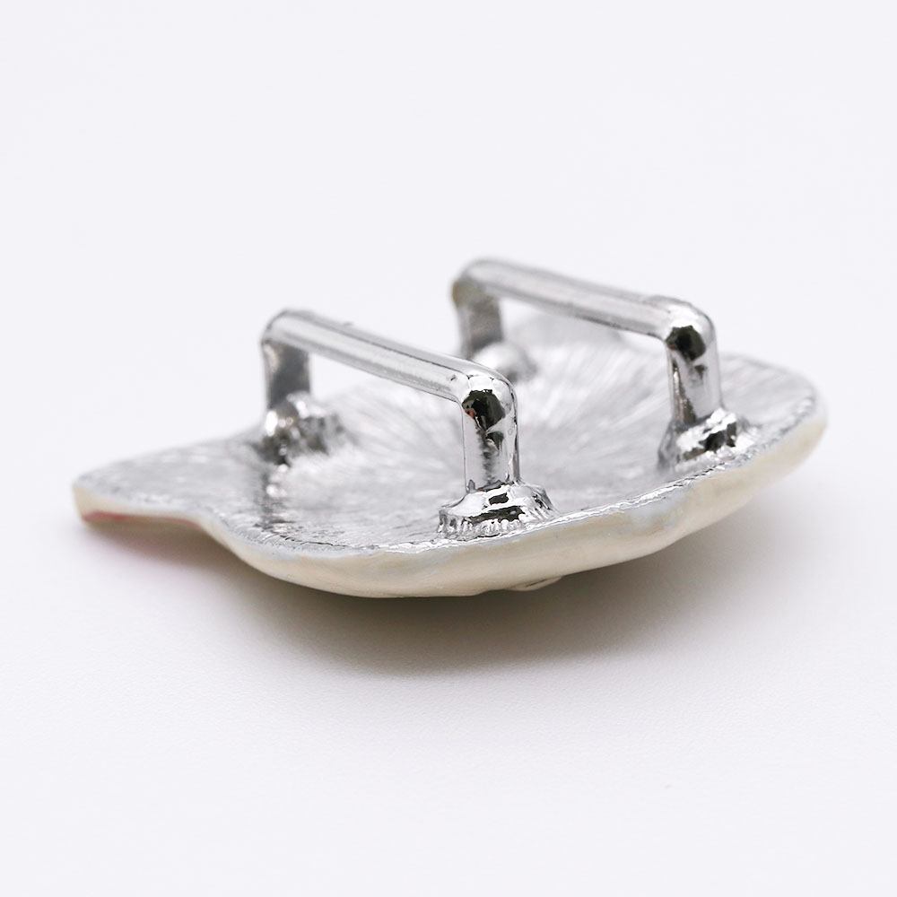 真鍮帯留(ネコの顔)