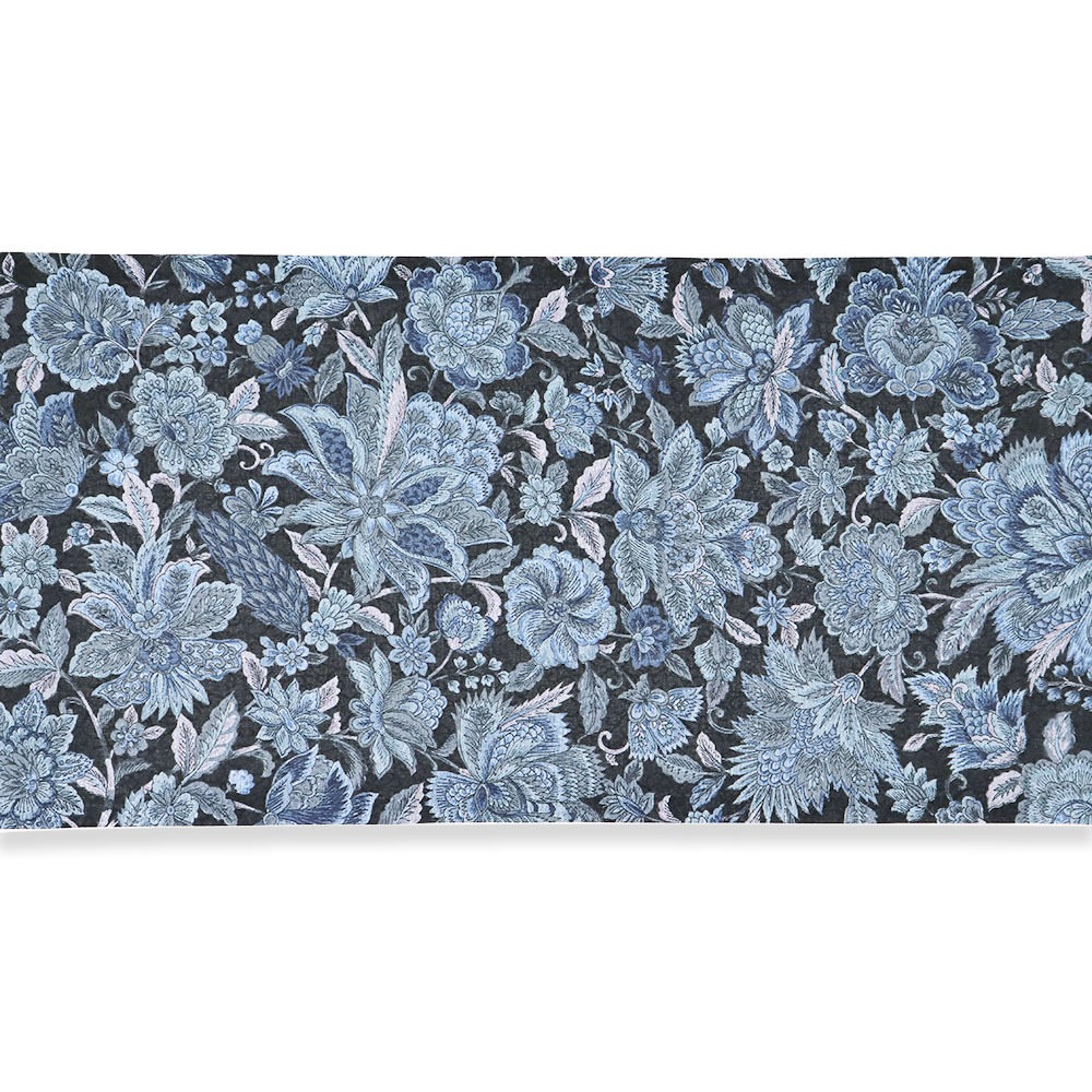 本手染め江戸更紗袋帯(唐花)【染・大松】