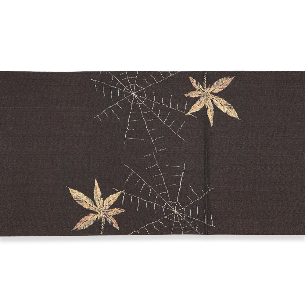 袋帯(クモの巣)『和ART』