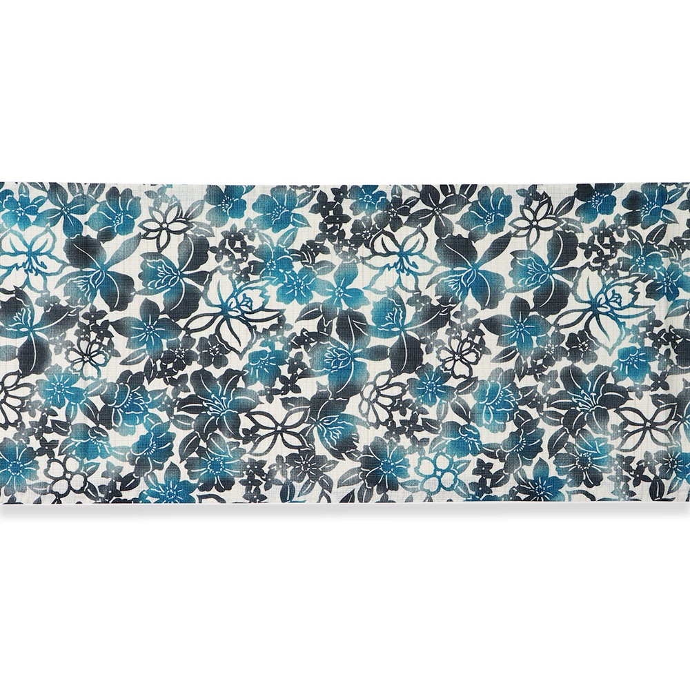 京紅型染め袋帯(花尽くし)