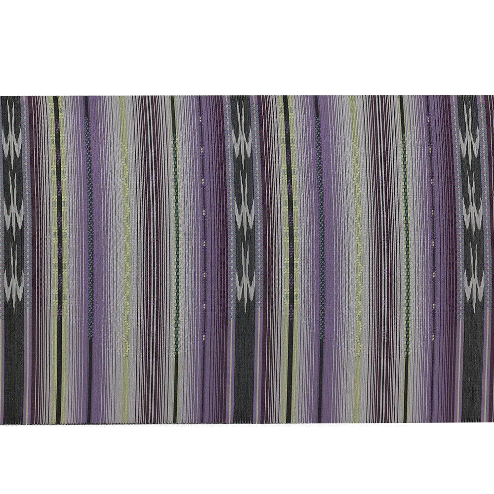 西陣花織調九寸名古屋帯（トゥイグワー）：紫『花衣』【大光織物】