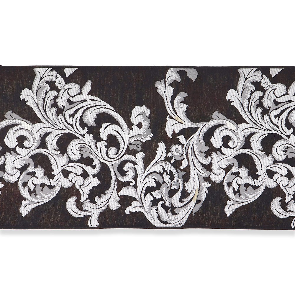 西陣九寸名古屋帯(アカンサス)『RoyalSilk』【織華佐竹】