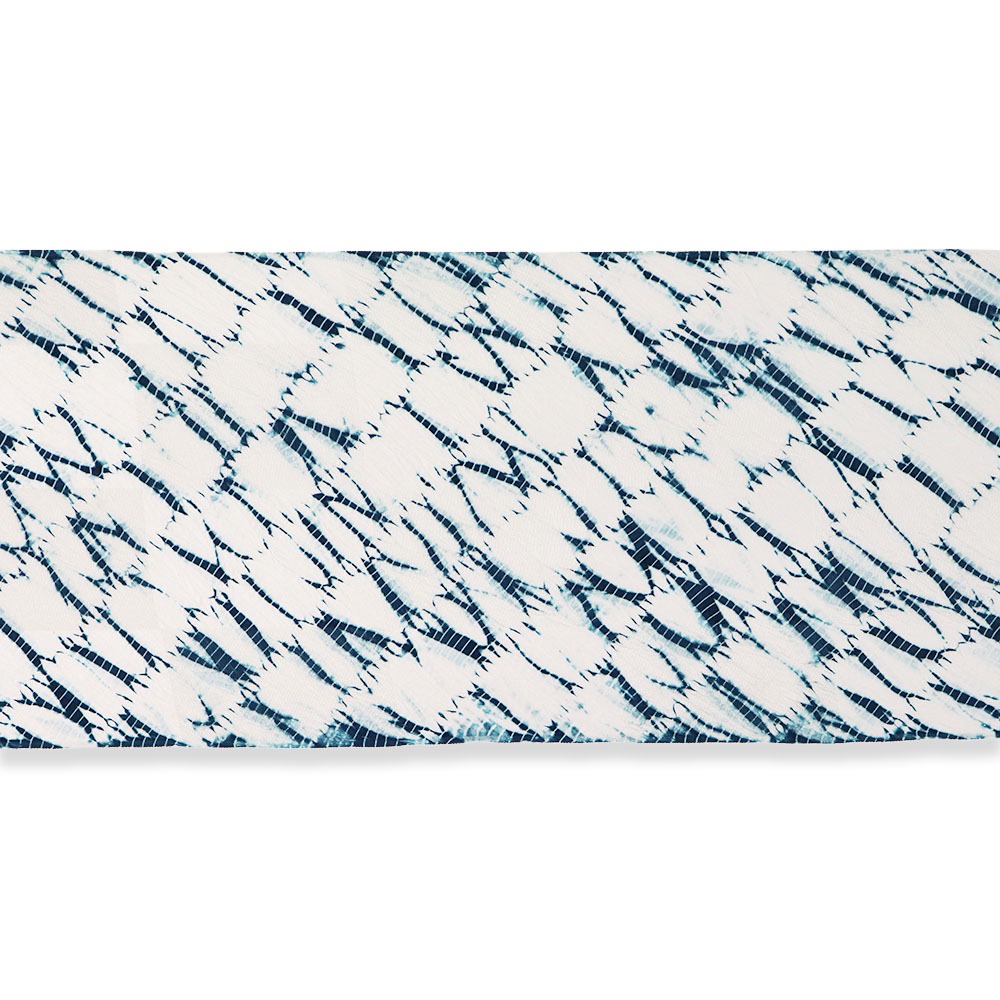 有松鳴海絞り九寸名古屋帯(やたら三浦絞り)