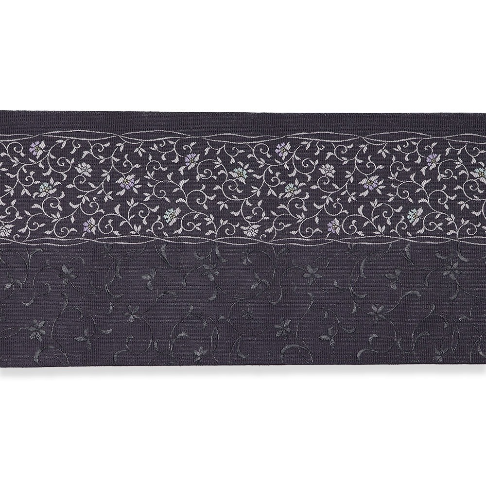 西陣夏九寸名古屋帯(立涌唐花)