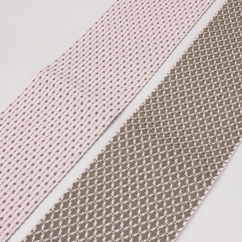 米沢四寸帯『十字星』【近賢織物】