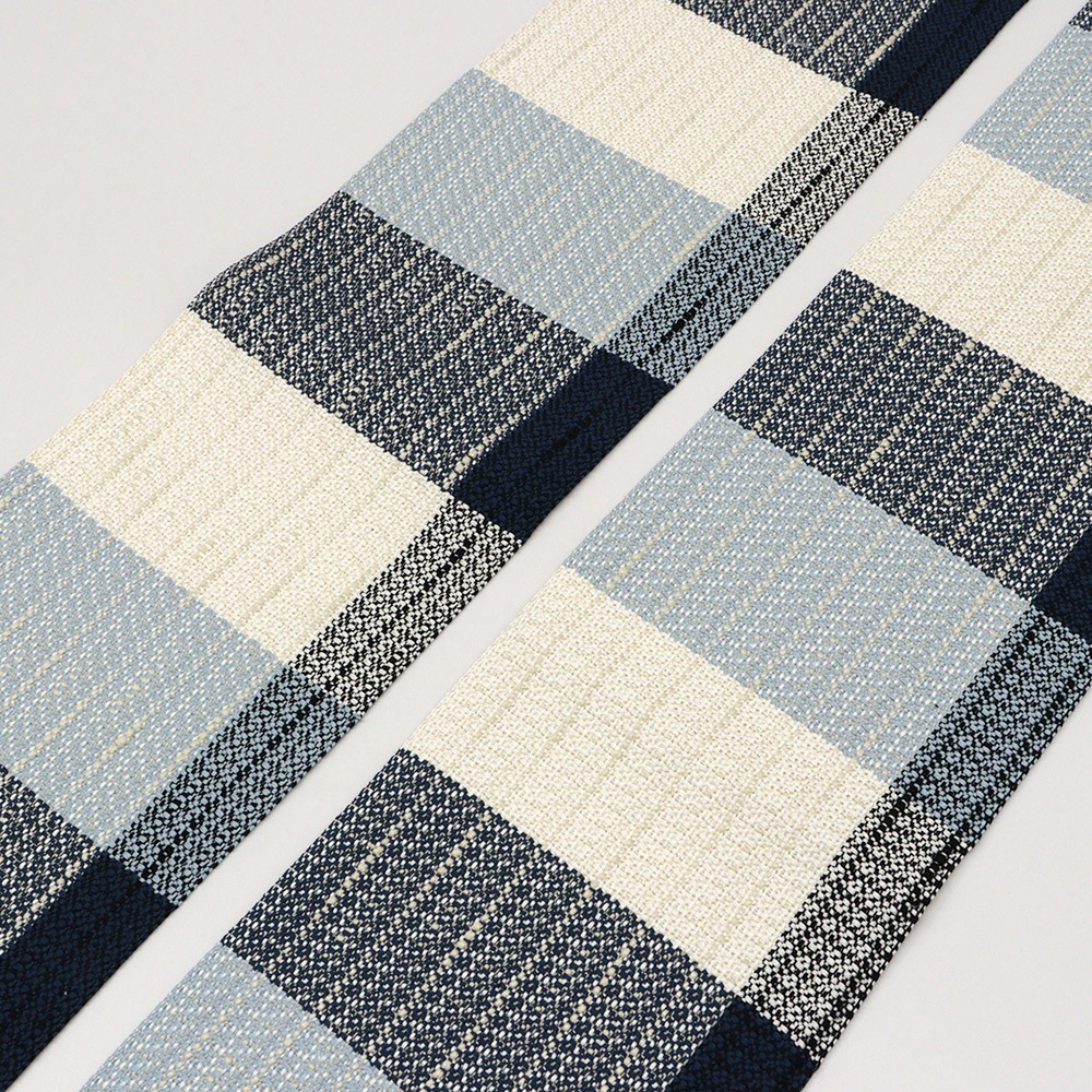 米沢四寸帯(ブロック)『ざっくり』【近賢織物】