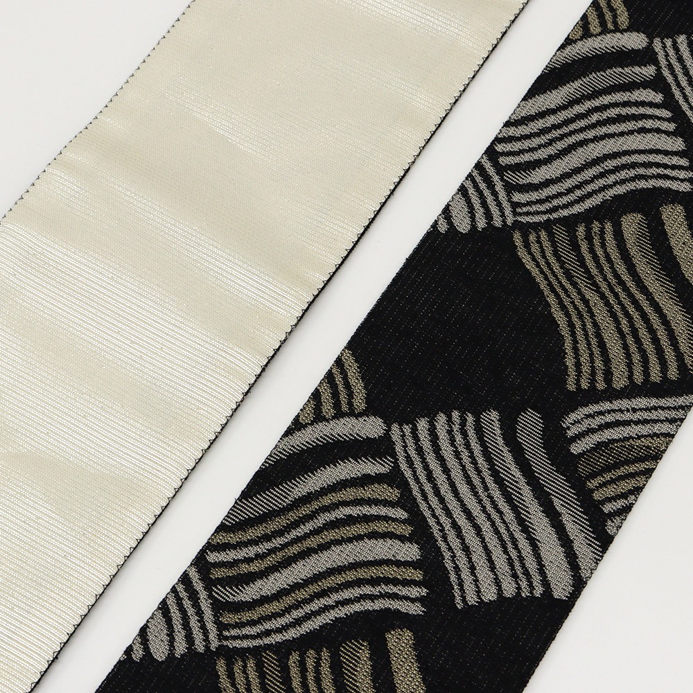 仕立て上がり西陣角帯(変わり網代)【佐々木染織】