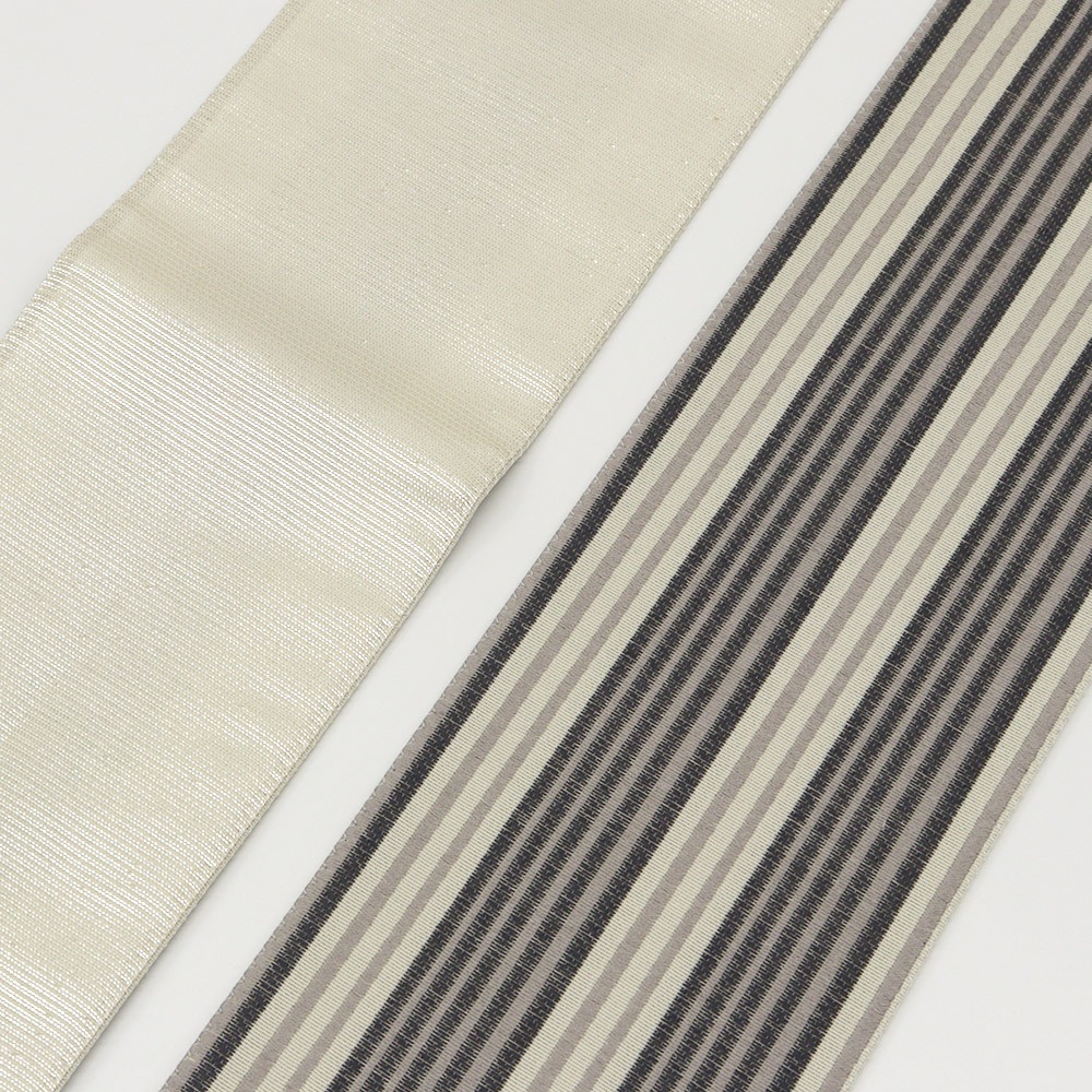 仕立て上がり西陣角帯(縞)【佐々木染織】