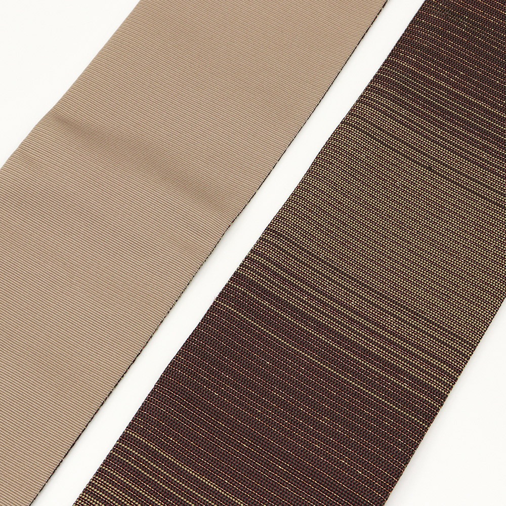 仕立て上がり西陣角帯(横段)【佐々木染織】