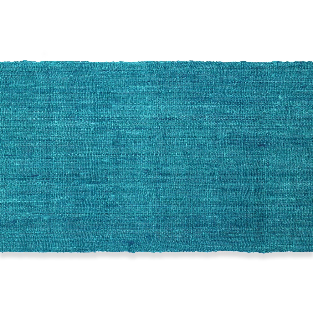 手織り八寸名古屋帯（タッサーシルク）：納戸色『カティヤ』【貴久樹】
