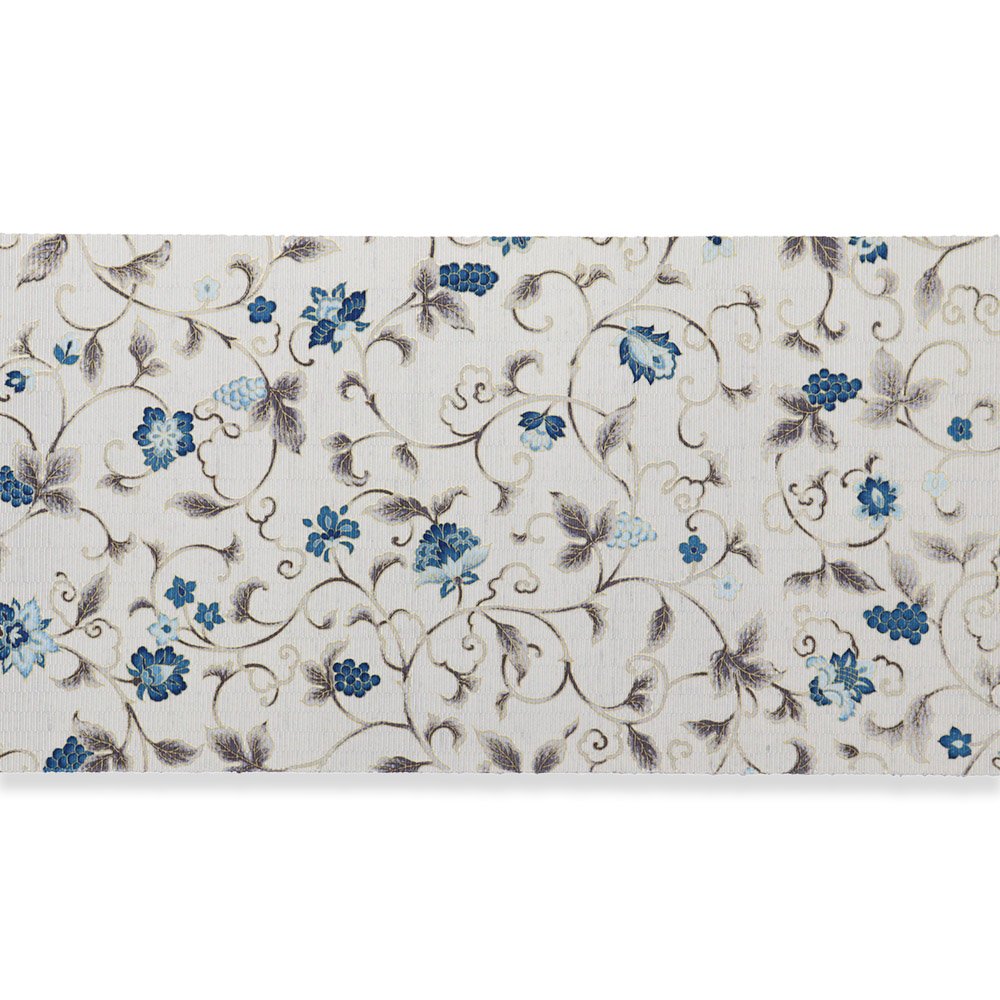 牛首八寸名古屋帯(葡萄更紗)【白山工房×岡重】