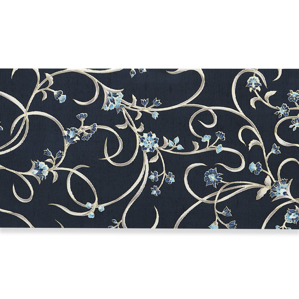 牛首八寸名古屋帯(花唐草)【白山工房×岡重】