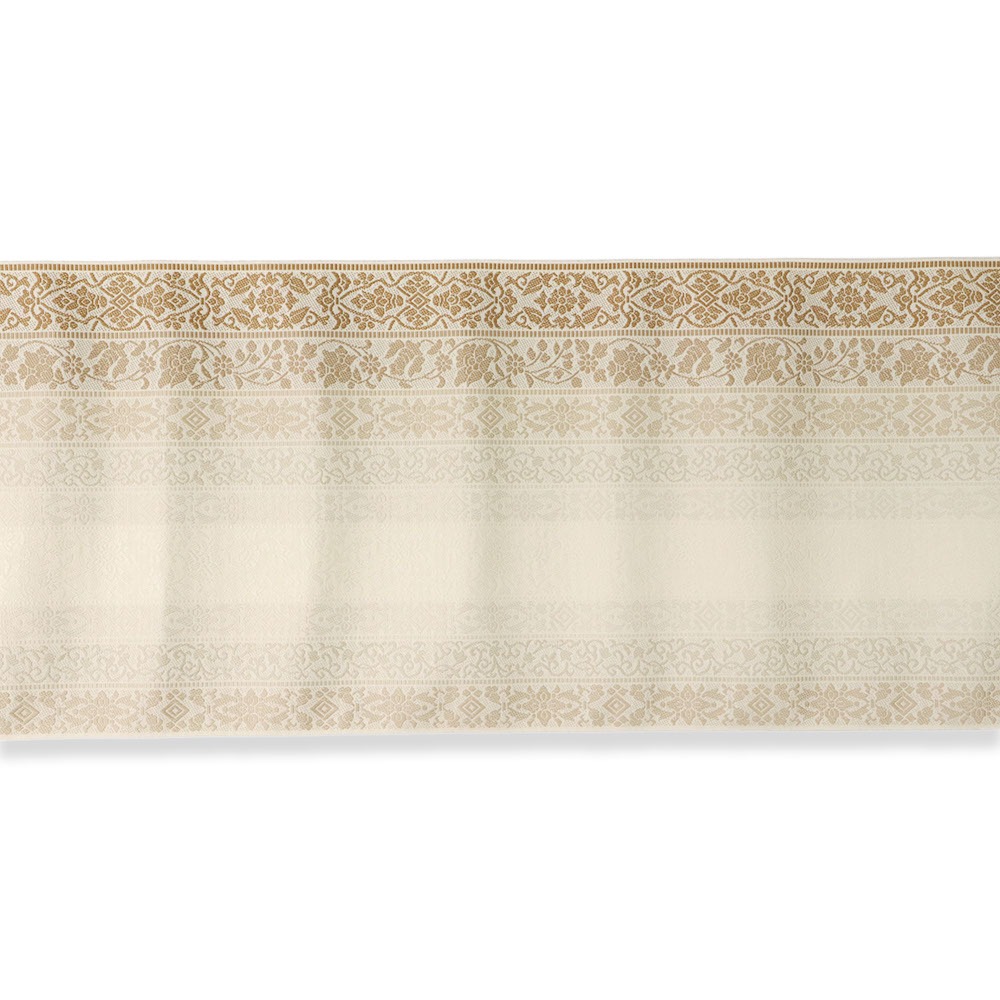 博多八寸名古屋帯(更紗間道)【森博多織】