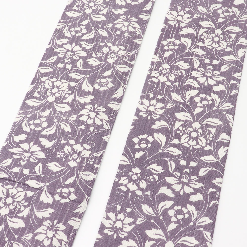 仕立て上がり半巾帯(唐花)【誉田屋源兵衛】