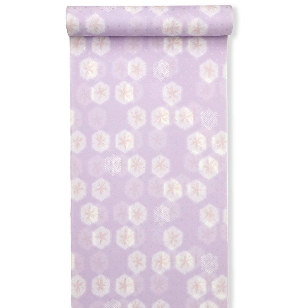 正絹長襦袢(絞り風亀甲)