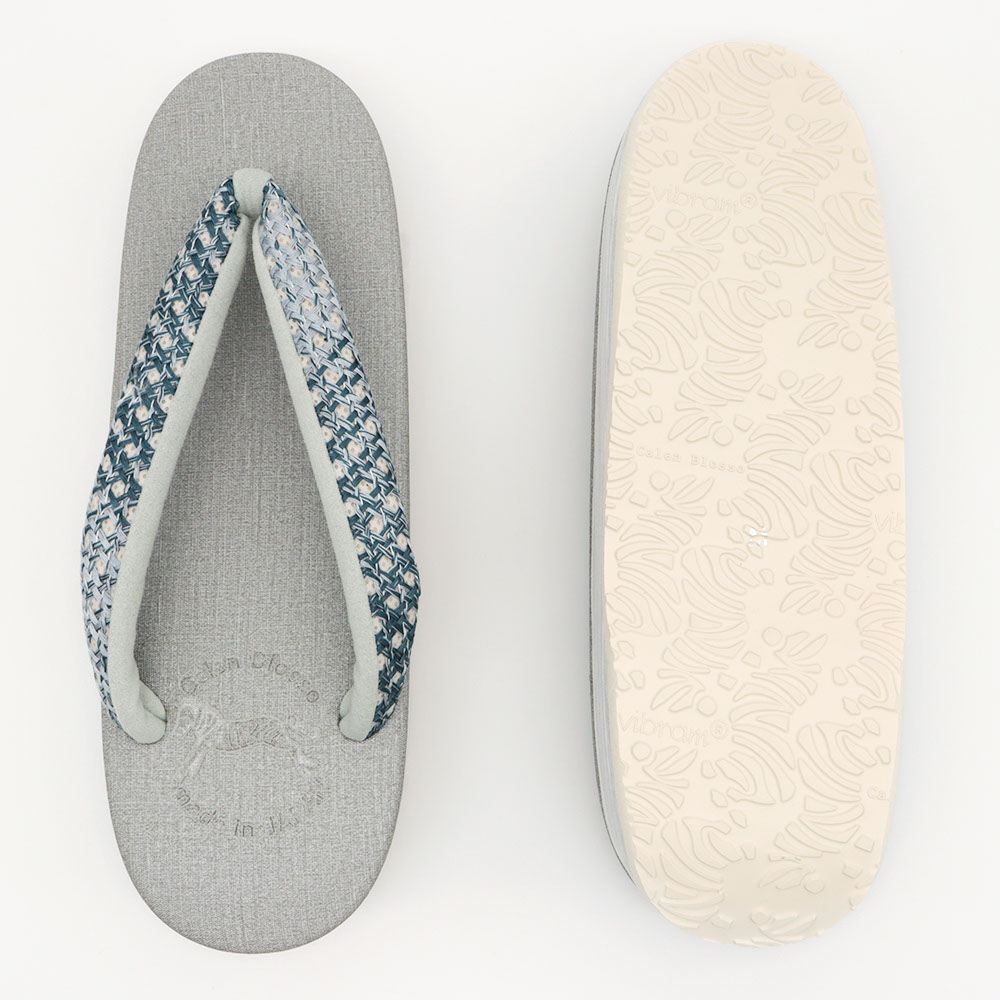 組紐カフェ草履【カレンブロッソ】