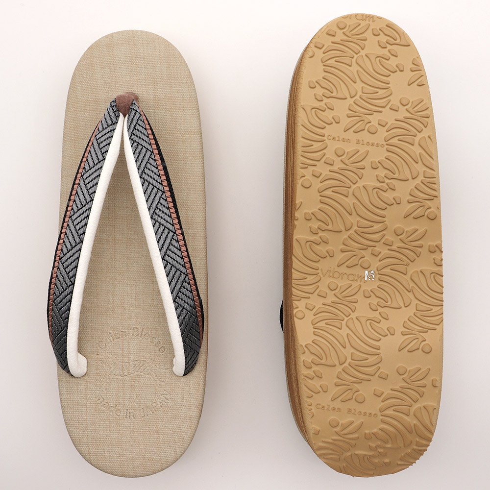 博多織カフェ草履(網代)【カレンブロッソ】
