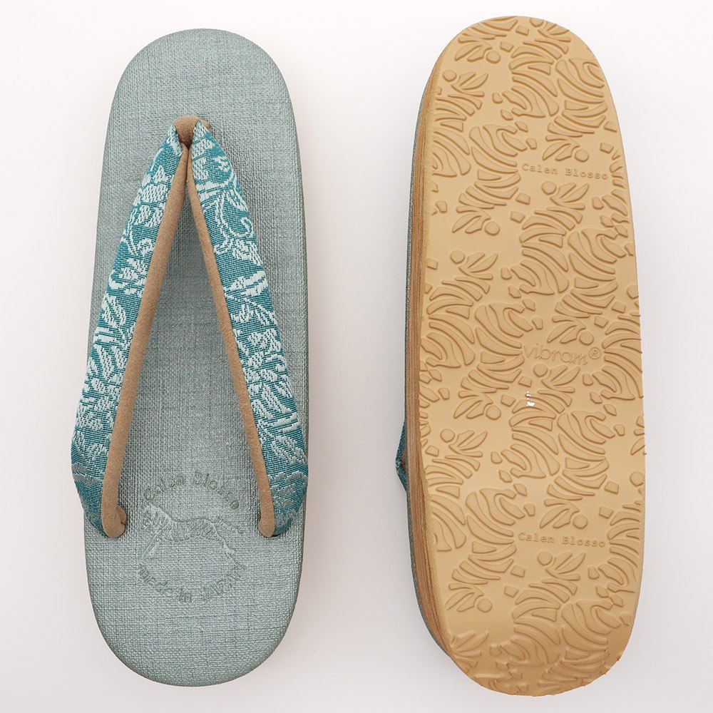 博多織カフェ草履(花唐草)【カレンブロッソ】