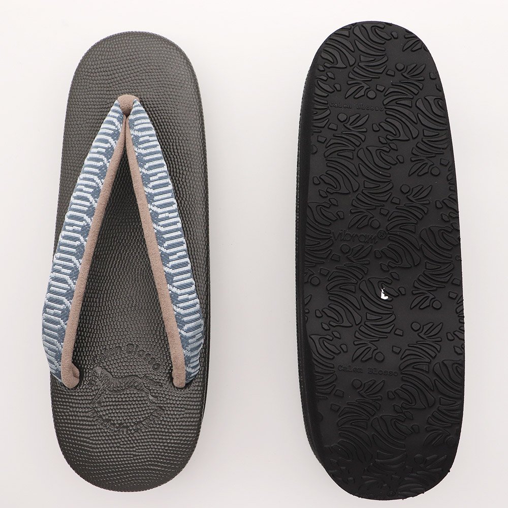 博多織カフェ草履(輪繋ぎ)【カレンブロッソ】