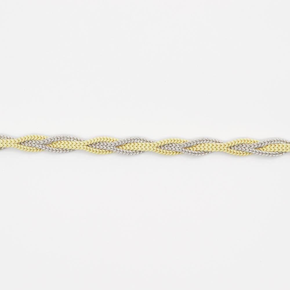 綾竹鎧組み夏帯締【渡敬】