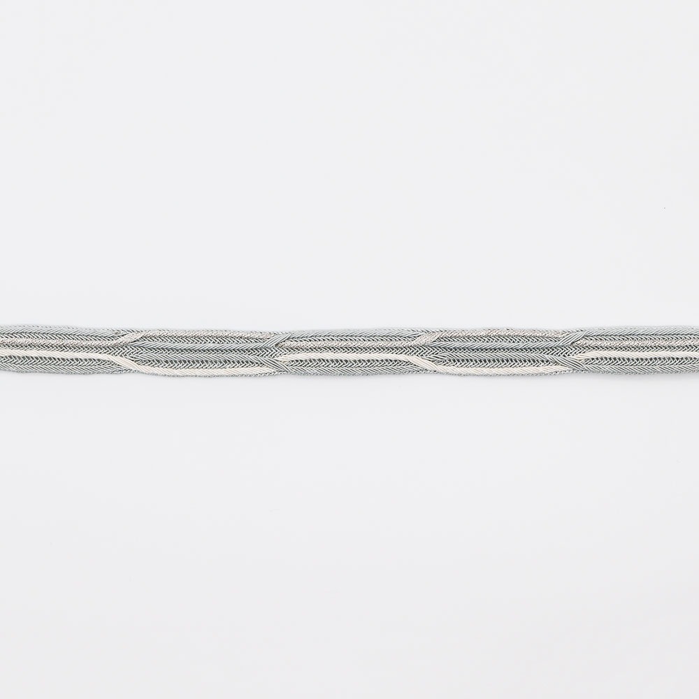 伊賀くみひも夏帯締(銀通し立涌)【ITOGO】