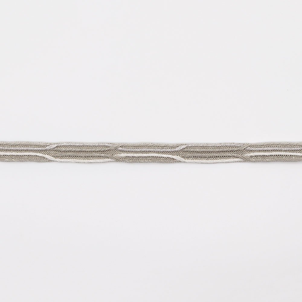 伊賀くみひも夏帯締(銀通し立涌)【ITOGO】