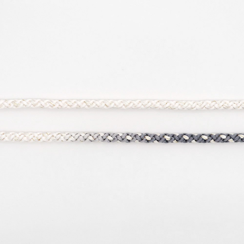 四つ八つ組み帯締(金入りぼかし)【小室庵】