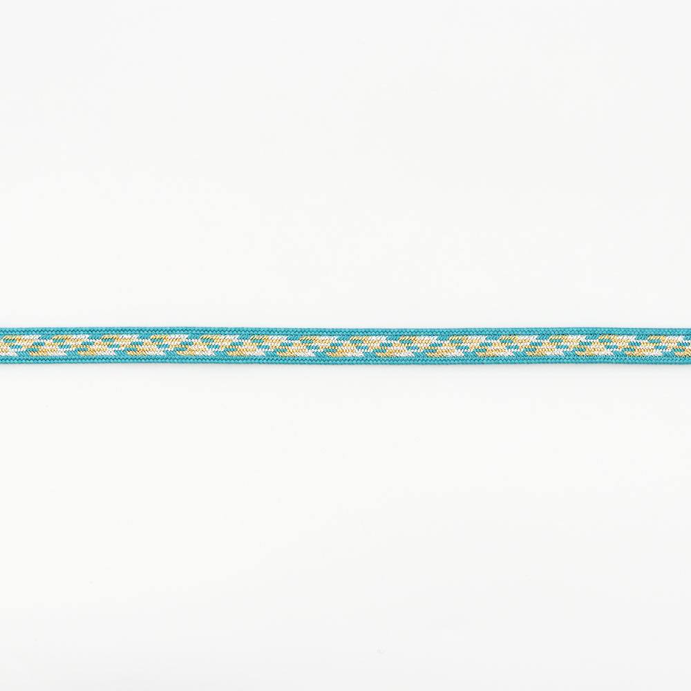 変わり高麗組み帯締(金銀入り山路)『江戸組紐』【五嶋紐】