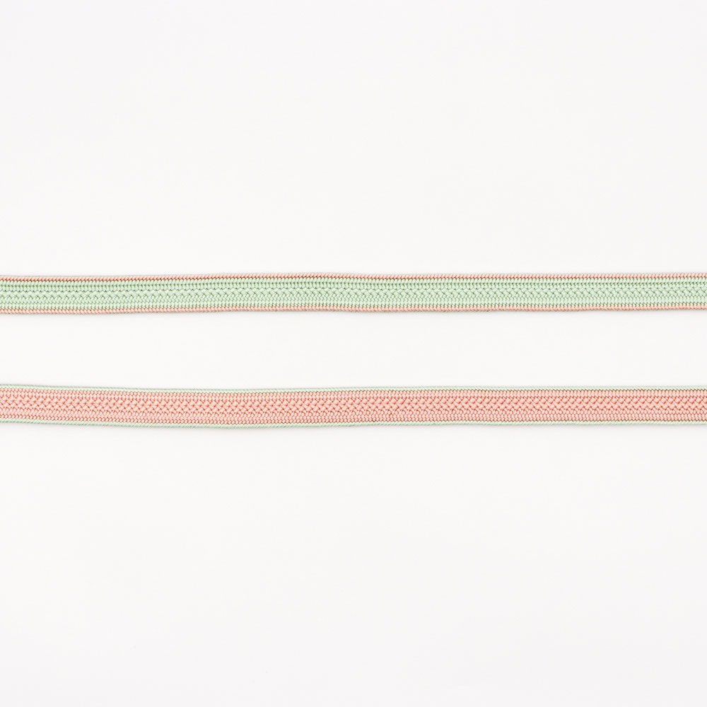 耳付き昼夜平組み帯締(無地)『江戸組紐』【五嶋紐】