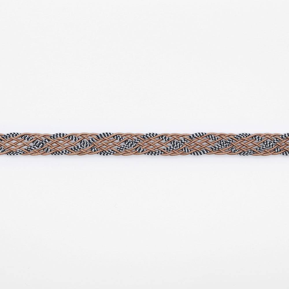 レース組み帯締(縞絡げ)