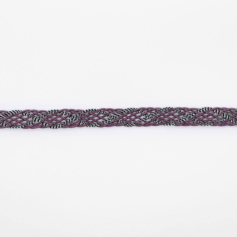 レース組み帯締(縞絡げ)