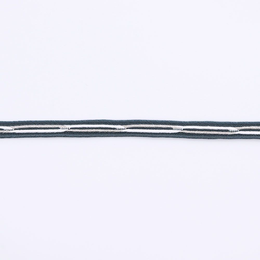 畝打ちレース組み帯締(亀甲)【加藤萬】