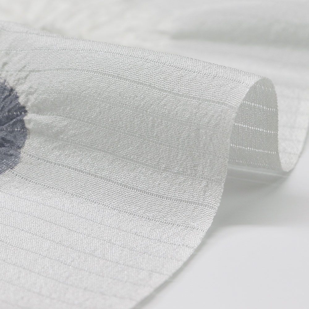 輪出し絞り絽帯揚(小花)【加藤萬】