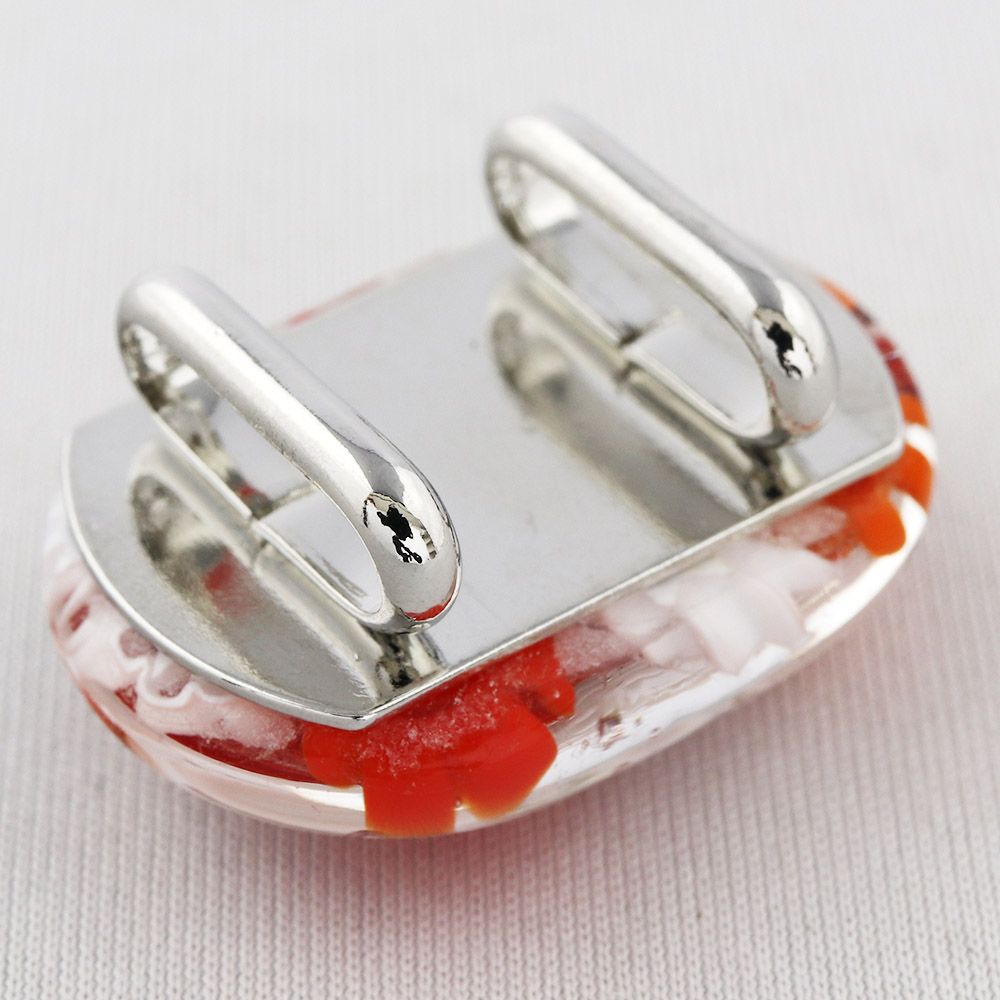 ミルフィオリ帯留(楕円)【スタジオサカミ】