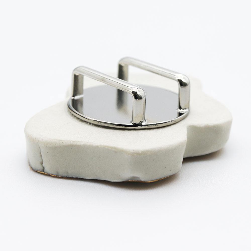 清水焼帯留(土鈴午)【馬籠静】