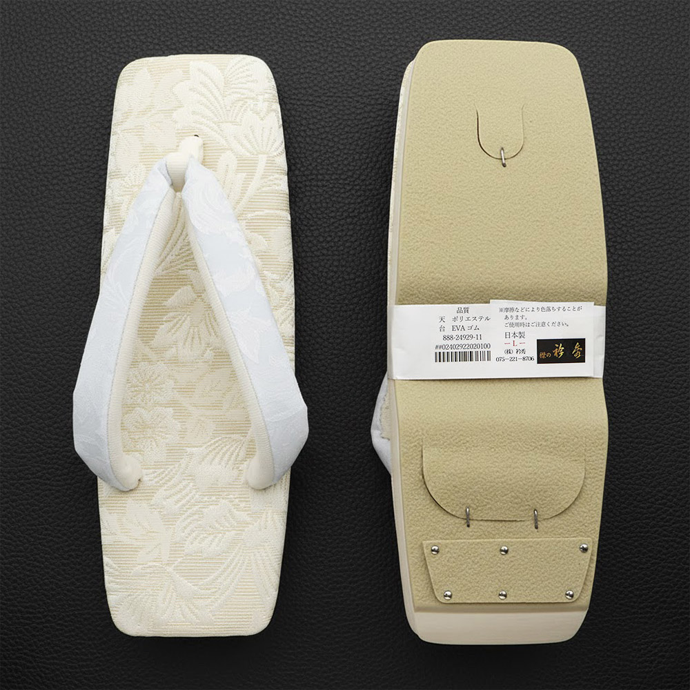 スクエア草履(洋花)【衿秀】