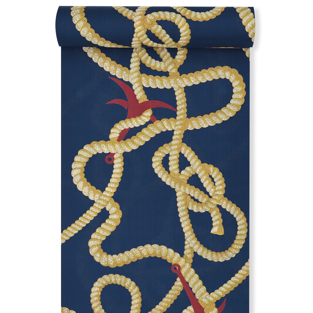 洗える着物(錨)『natsufuku』【東レセオα】