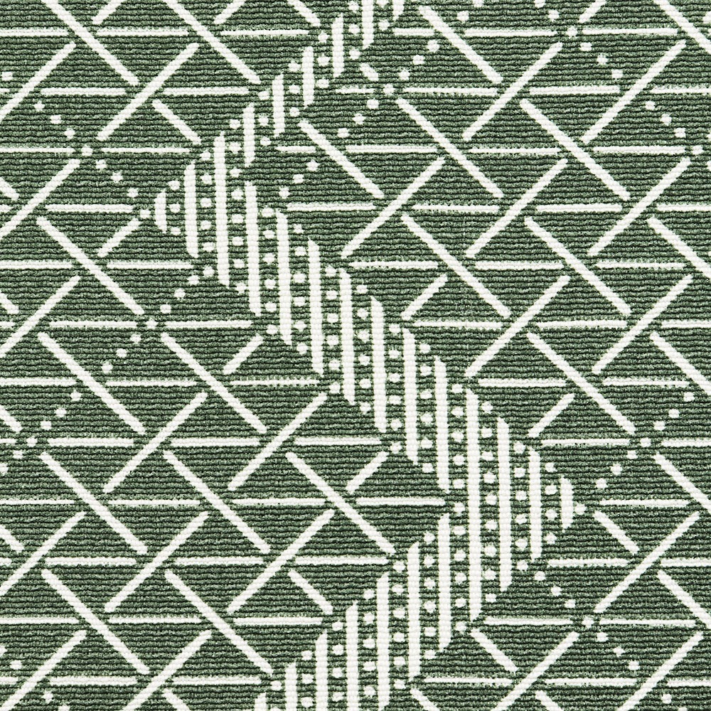 小紋(格子に稲妻文)