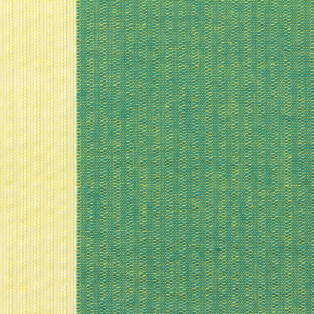 阿波しじら木綿（ツートーン）：緑×黄色