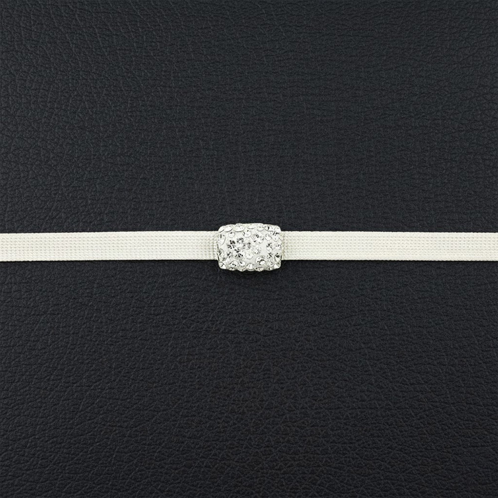 ラインストーン帯留(スクエア)『花しおり』【大原商店】